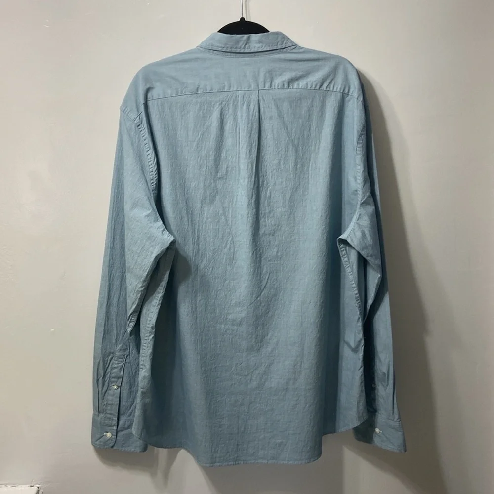 -J.CREW,CLASSIC,SECRET WASH,LONG SLEEVE,LIGHT BLUE,STRETCH,BUTTON DOWN SH…